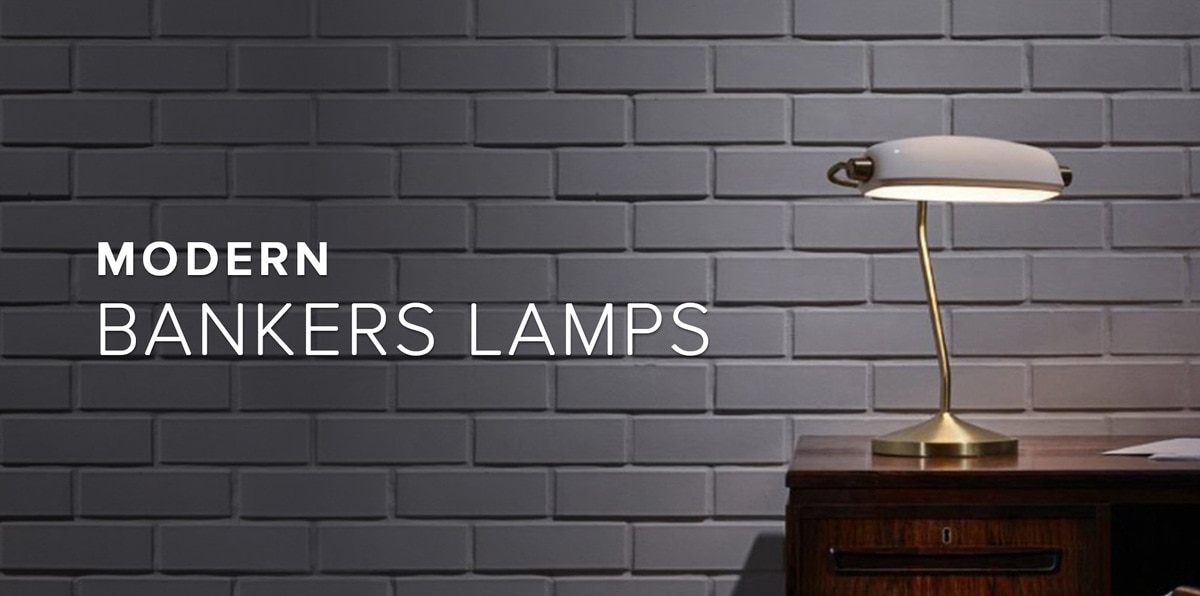 Modern Banker's Lamps